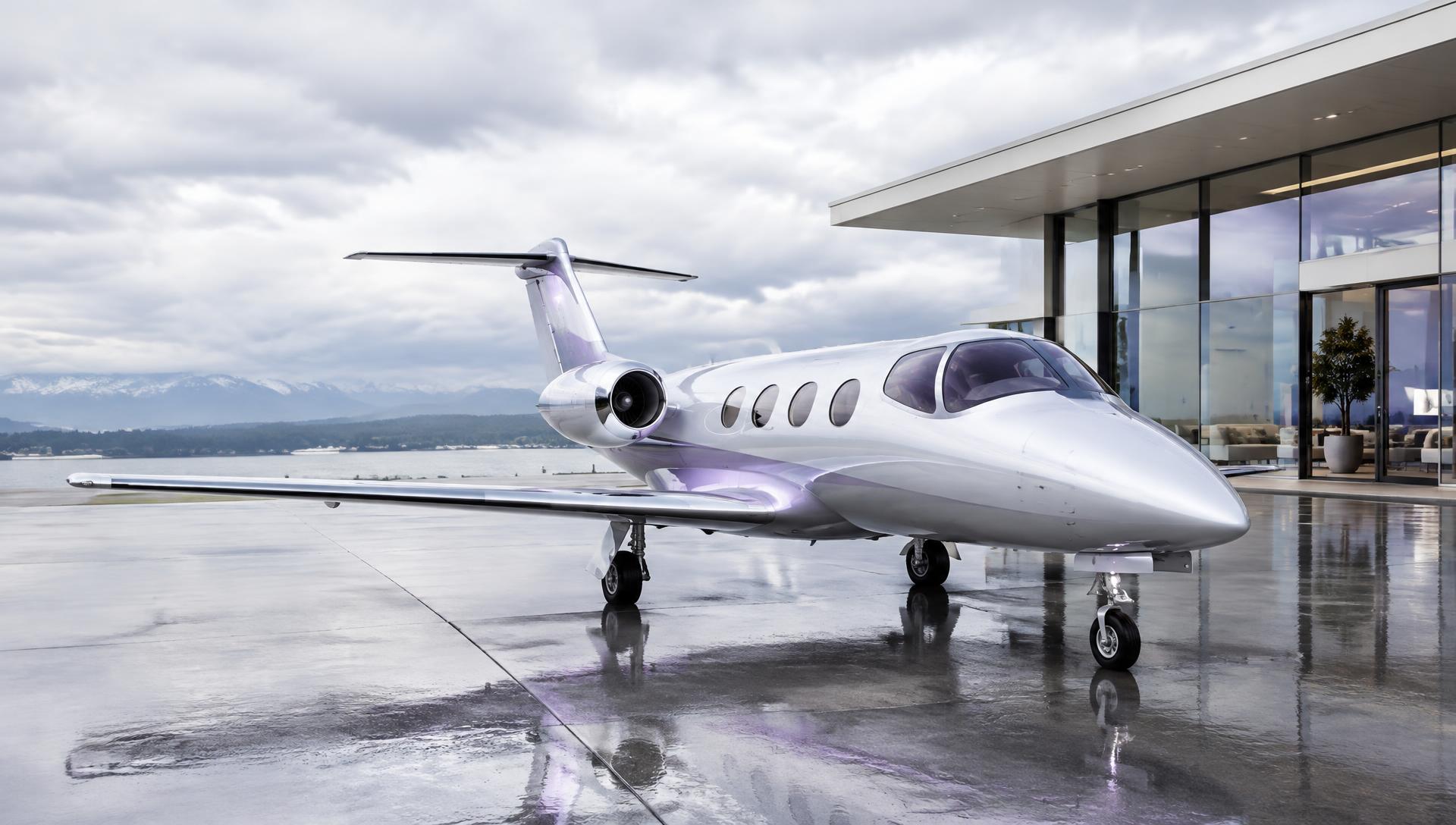 Eclipse 500 illustration; actual aircraft confirmed before booking
