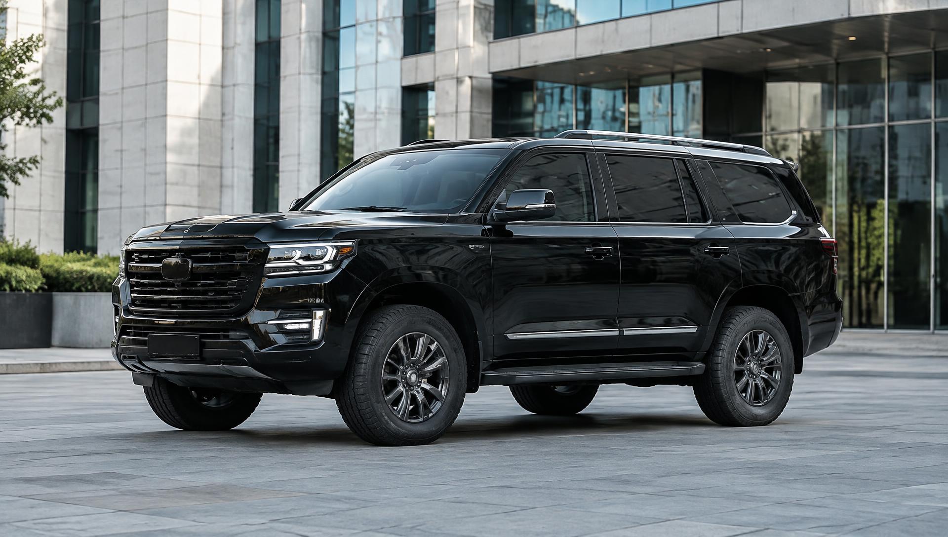 Armoured SUV for discreet executive protection transport